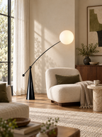 Opal Arc Floor Lamp