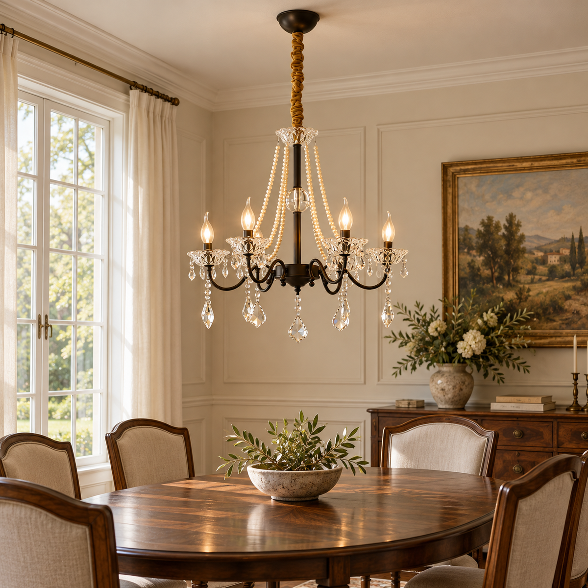 Opulence Crystal Chandelier