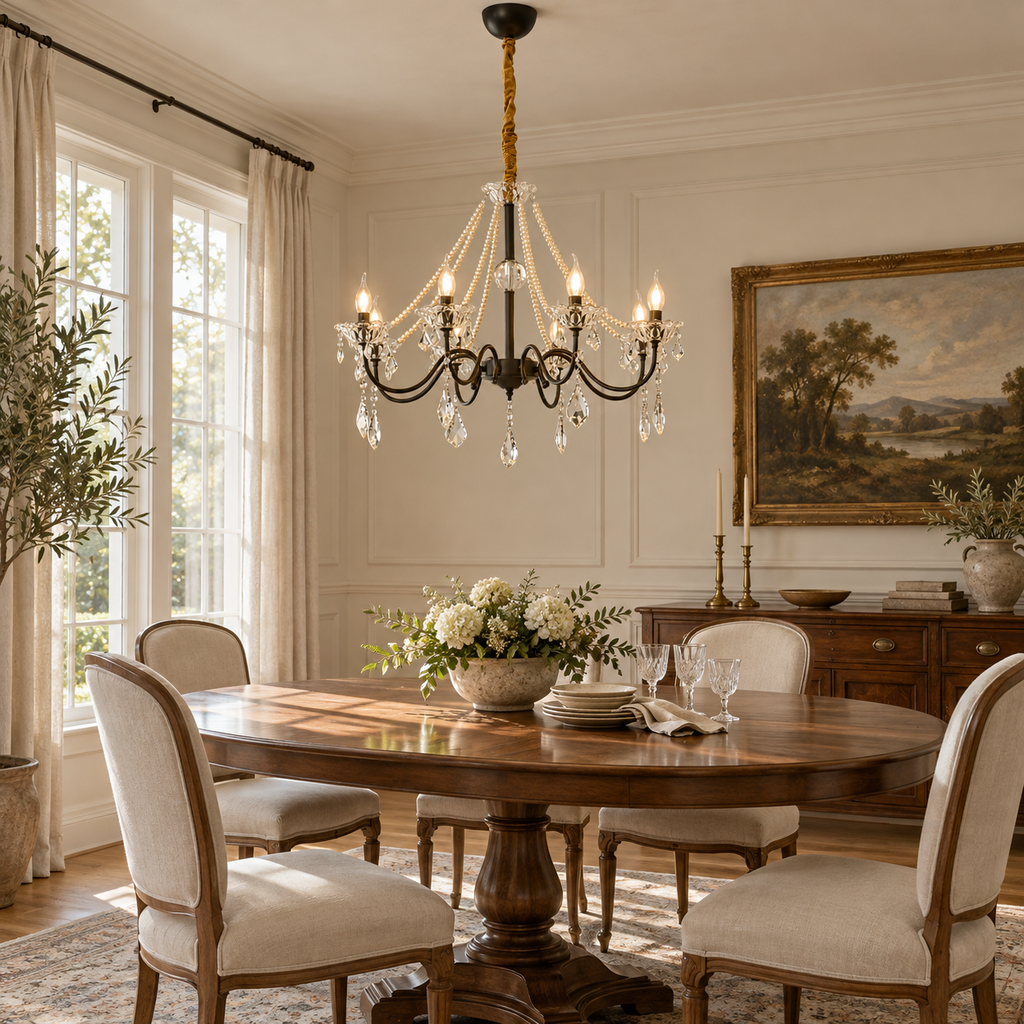 Opulence Crystal Chandelier