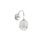 Orb Cage Semi Wall Lamp