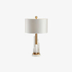 Orbit Metal Alabaster Table Lamp
