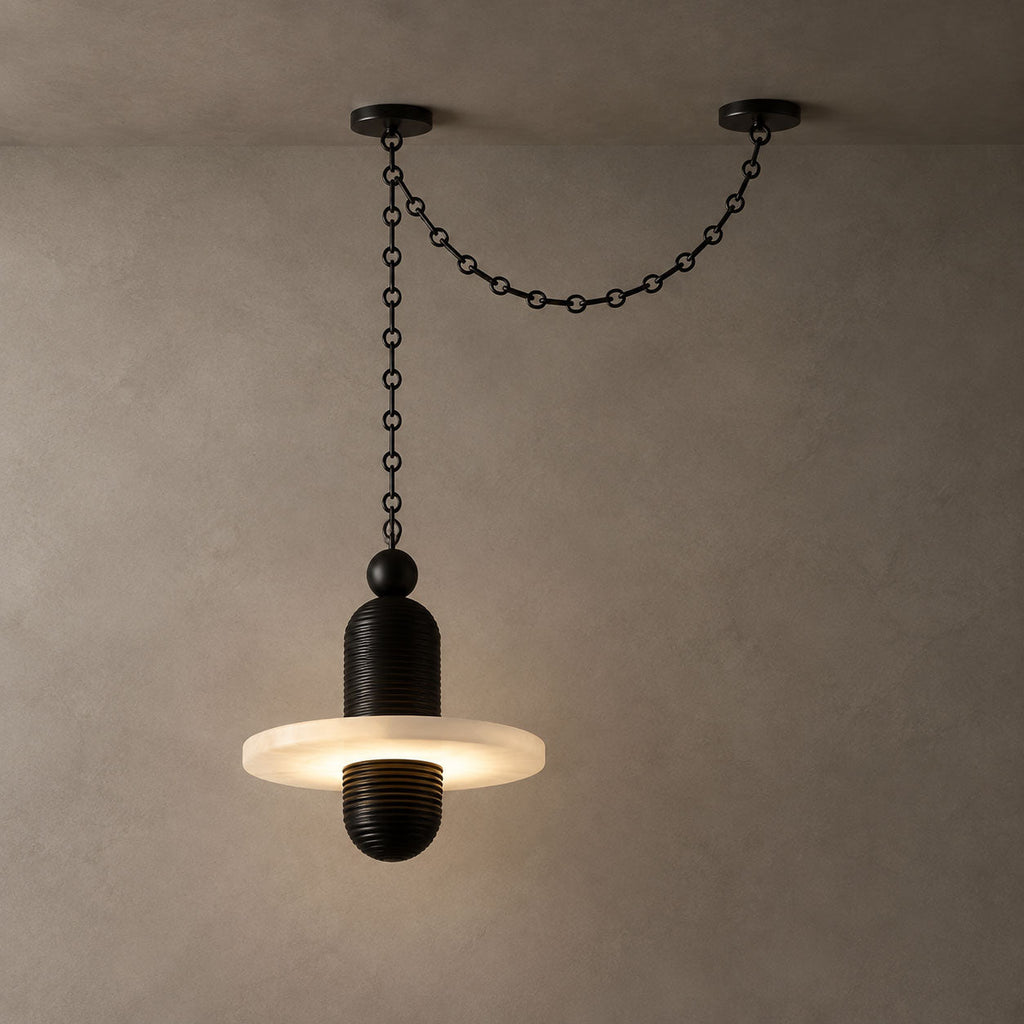 Orbital Drift Chain Chandelier