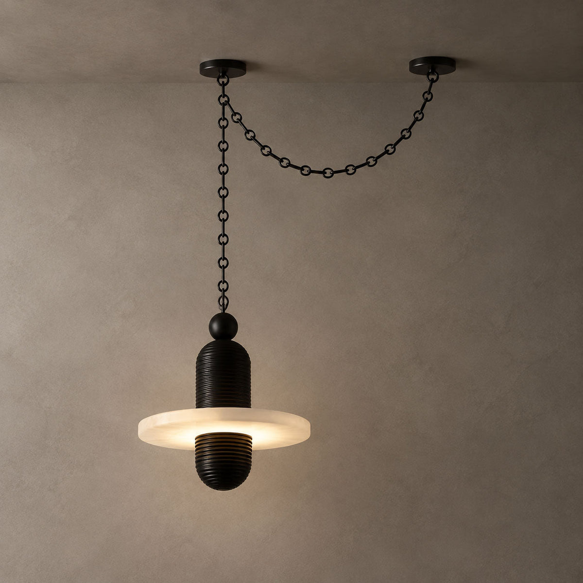 Orbital Drift Chain Chandelier