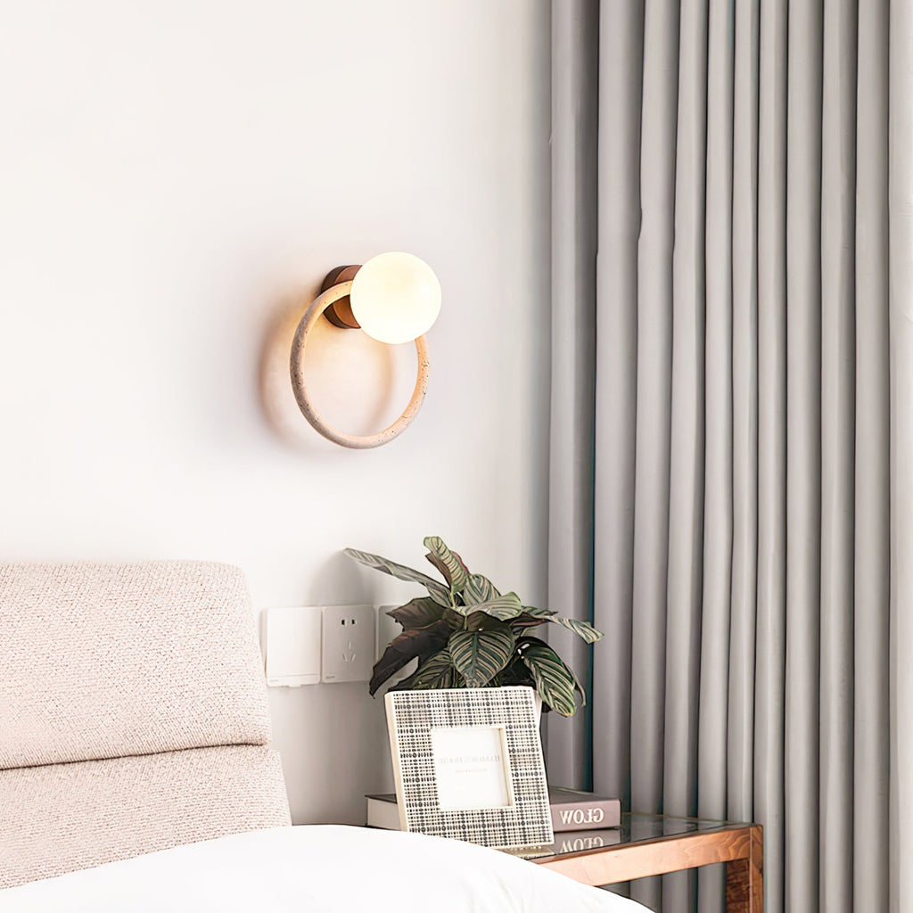 Orria Travertine Wall Light