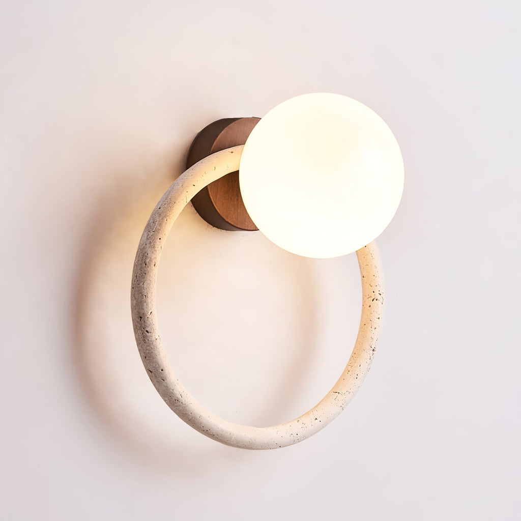 Orria Travertine Wall Light