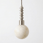 Orvelle Alabaster Beaded Pendant Light