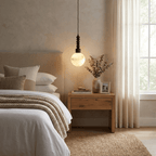 Orvelle Alabaster Beaded Pendant Light