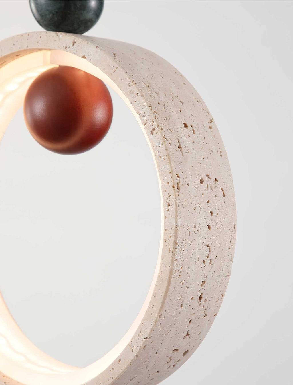 Ring & Bead Pendant Lamp