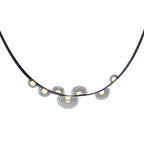 Orvyn Leather Arc Chandelier