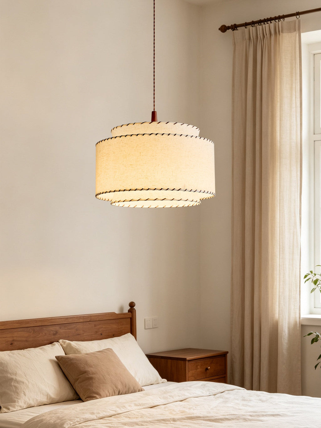 Ourlette Tiered Fabric Pendant Light