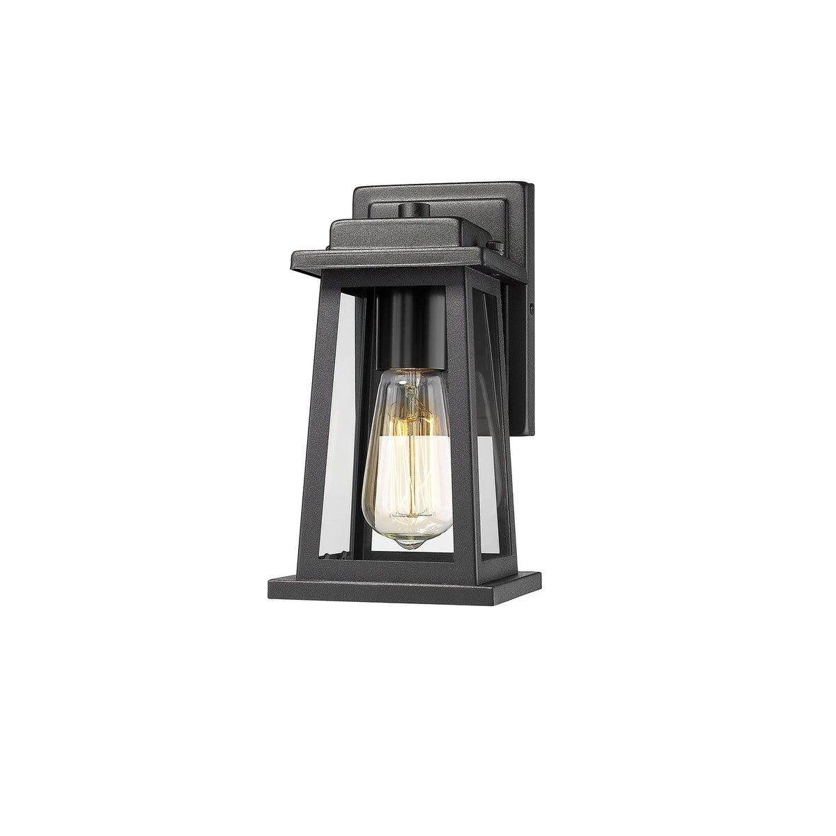 Outdoor Lantern Wall Lamp ∅ 5.1″ x H 11″ / Dia 13cm x H 28cm / Black Wall lamp