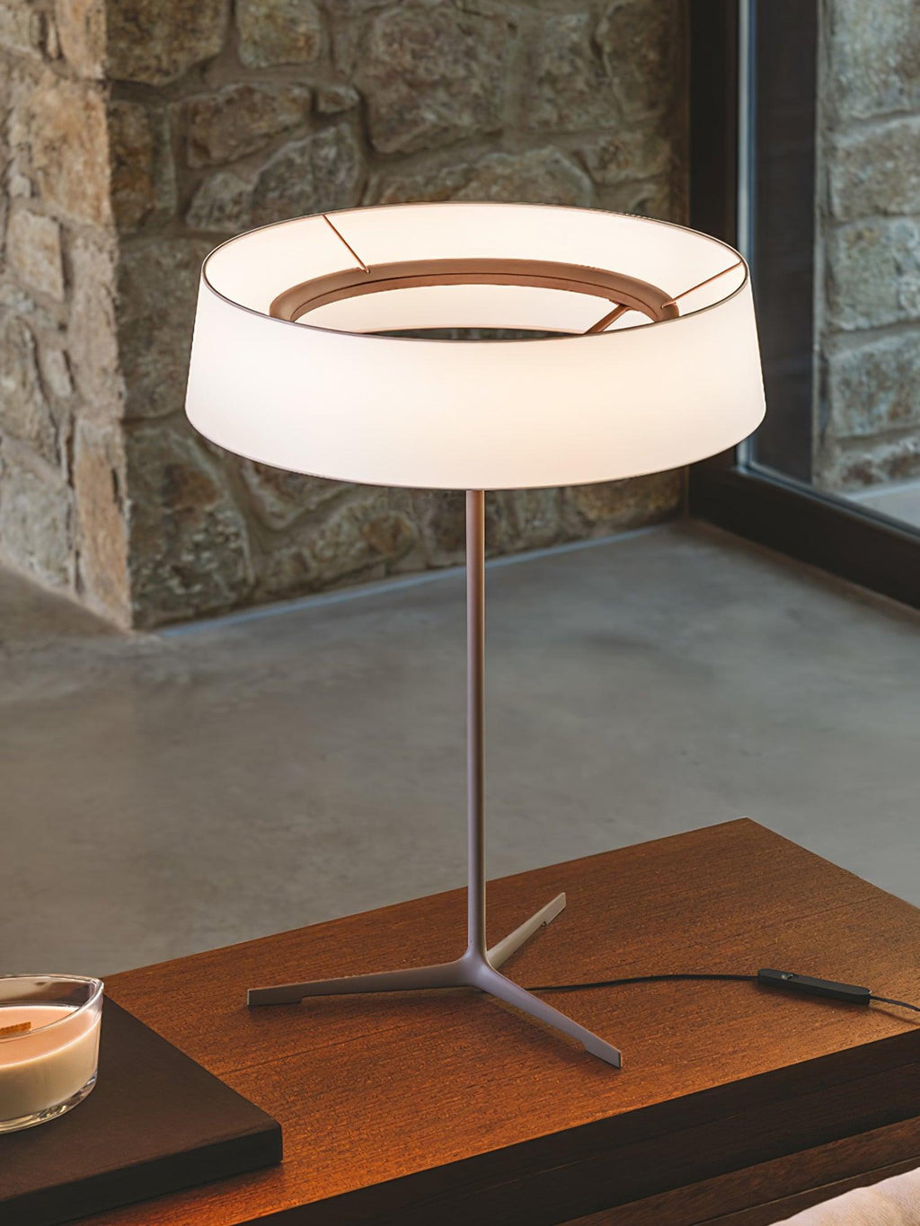 Paper Glow Circular Table Lamp Table lamp