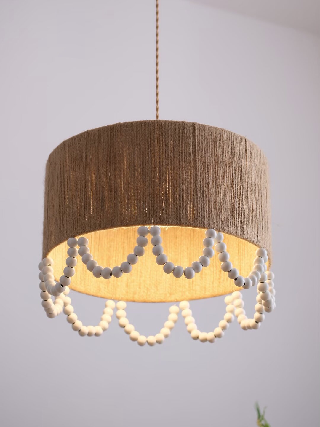 Parasol Hemp Rope Pendant Lamp