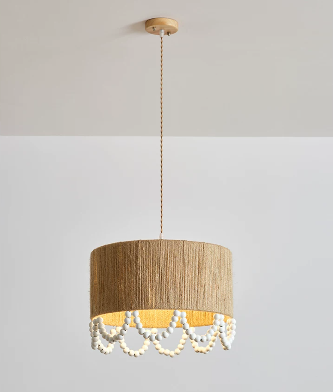 Parasol Hemp Rope Pendant Lamp