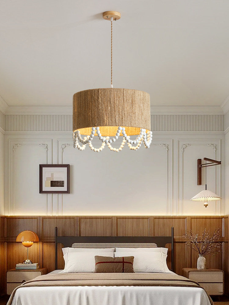Parasol Hemp Rope Pendant Lamp