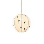 Park Embroidered Textile Pendant Lamp