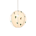 Park Embroidered Textile Pendant Lamp