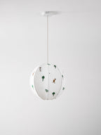 Park Embroidered Textile Pendant Lamp