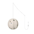 Park Embroidered Textile Swag Lamp