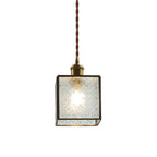 Patterned Glass Pendant Lamp