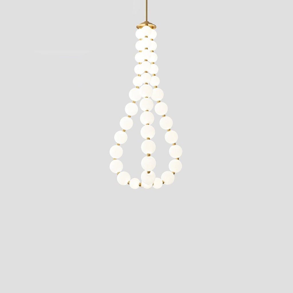 Acrylic Pearl Necklace Chandelier