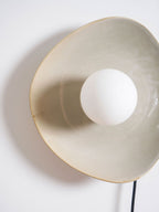Pebble Disc Plug-in Wall Light