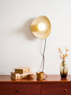 Pebble Disc Plug-in Wall Light