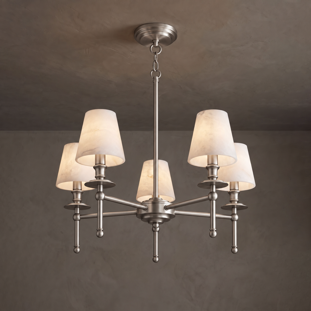 Pellisane Alabaster Shade Chandelier