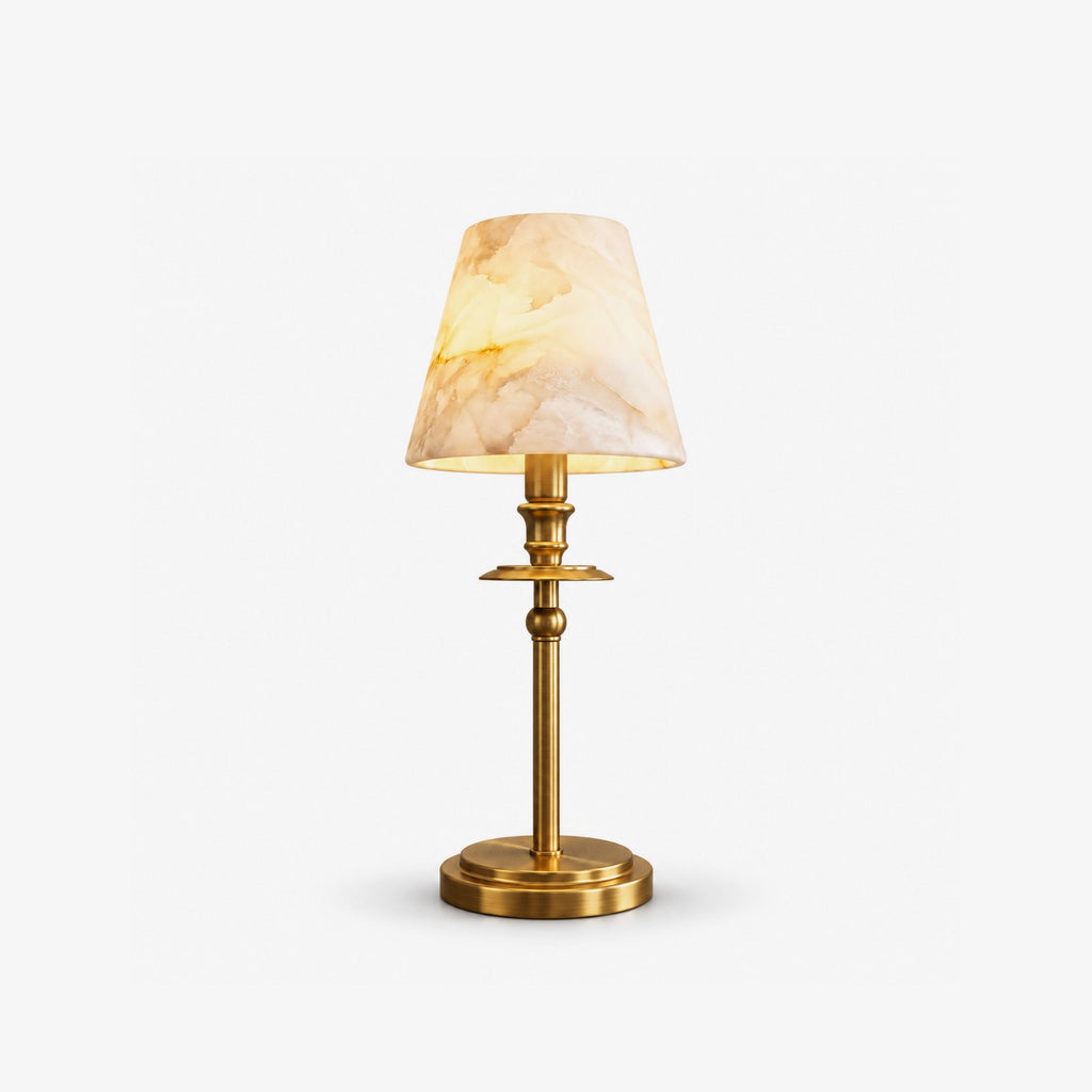 Pellisane Alabaster Shade Table Lamp