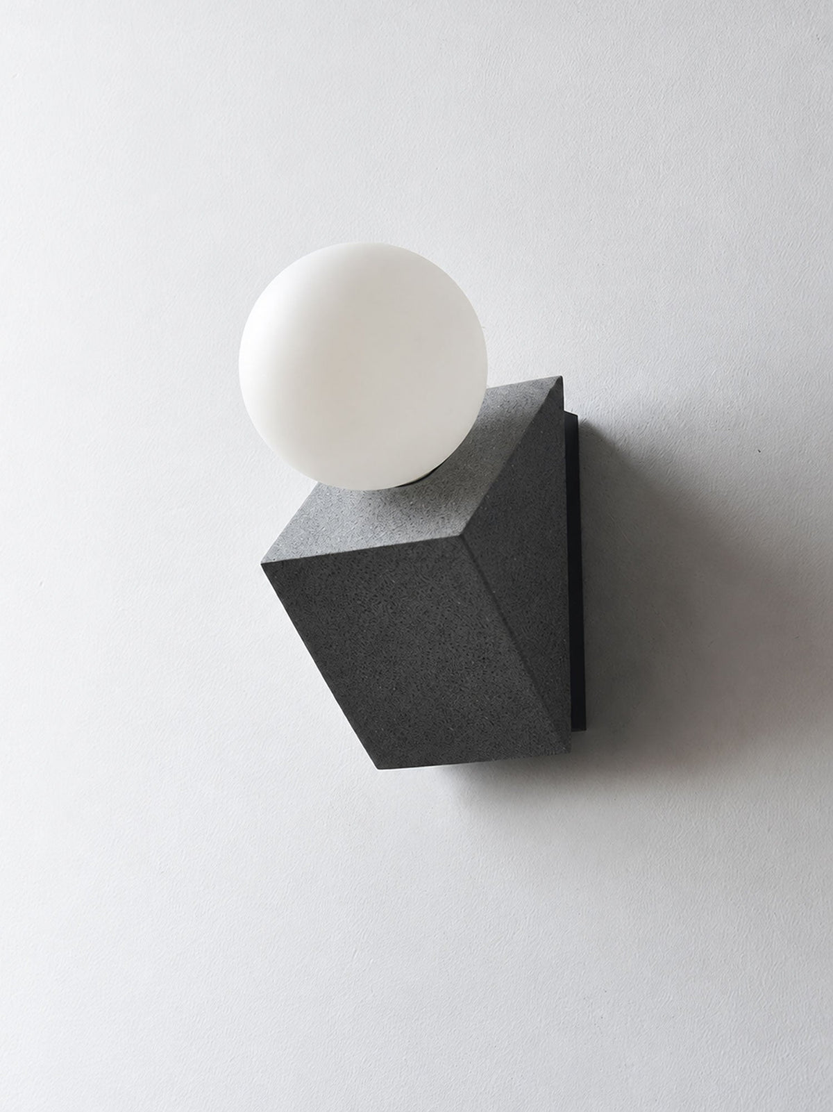 Pellora Micro-Cement Outdoor Wall Sconce