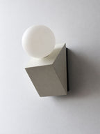 Pellora Micro-Cement Outdoor Wall Sconce