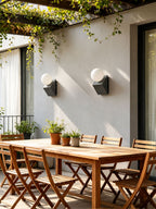 Pellora Micro-Cement Outdoor Wall Sconce