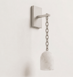 Pendulum Alabaster Wall Sconce