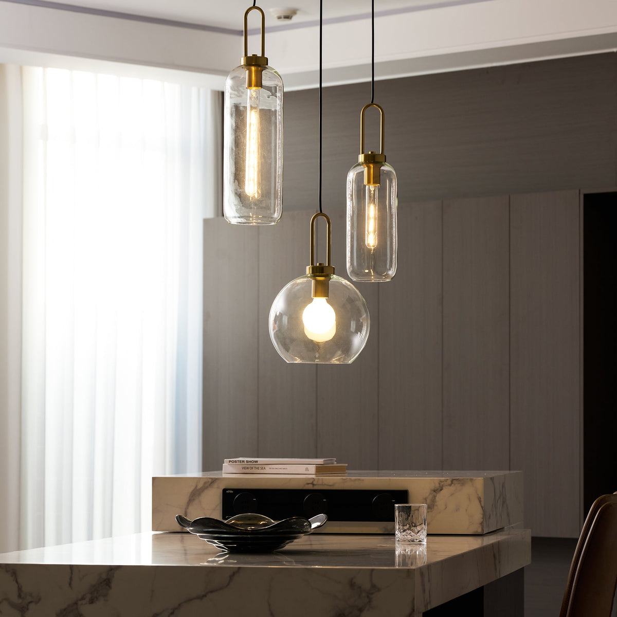 Pendulum Glass Pendant Lamp