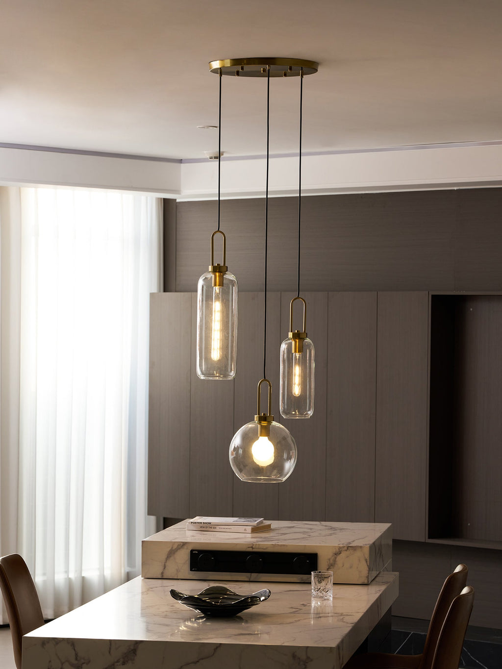 Pendulum Glass Pendant Lamp