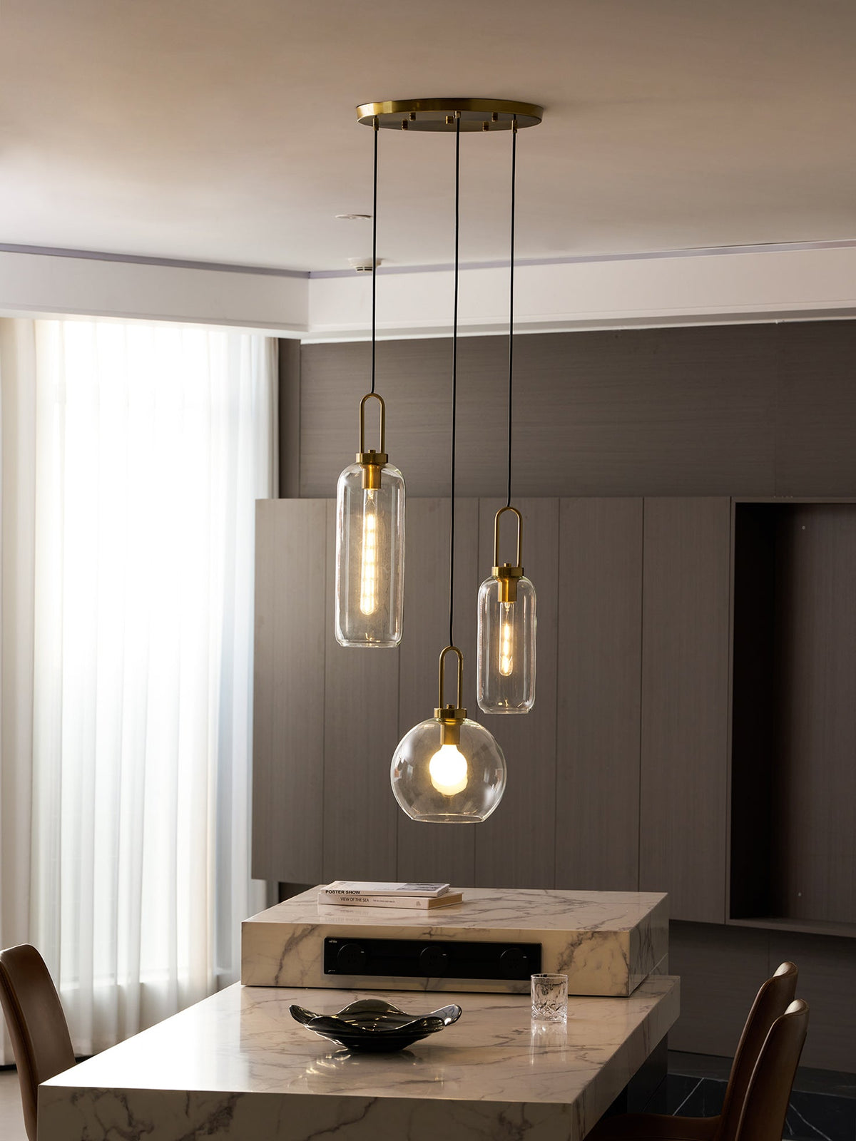 Pendulum Glass Pendant Lamp