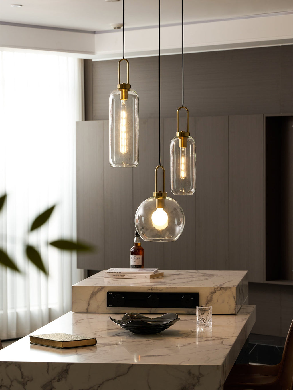 Pendulum Glass Pendant Lamp