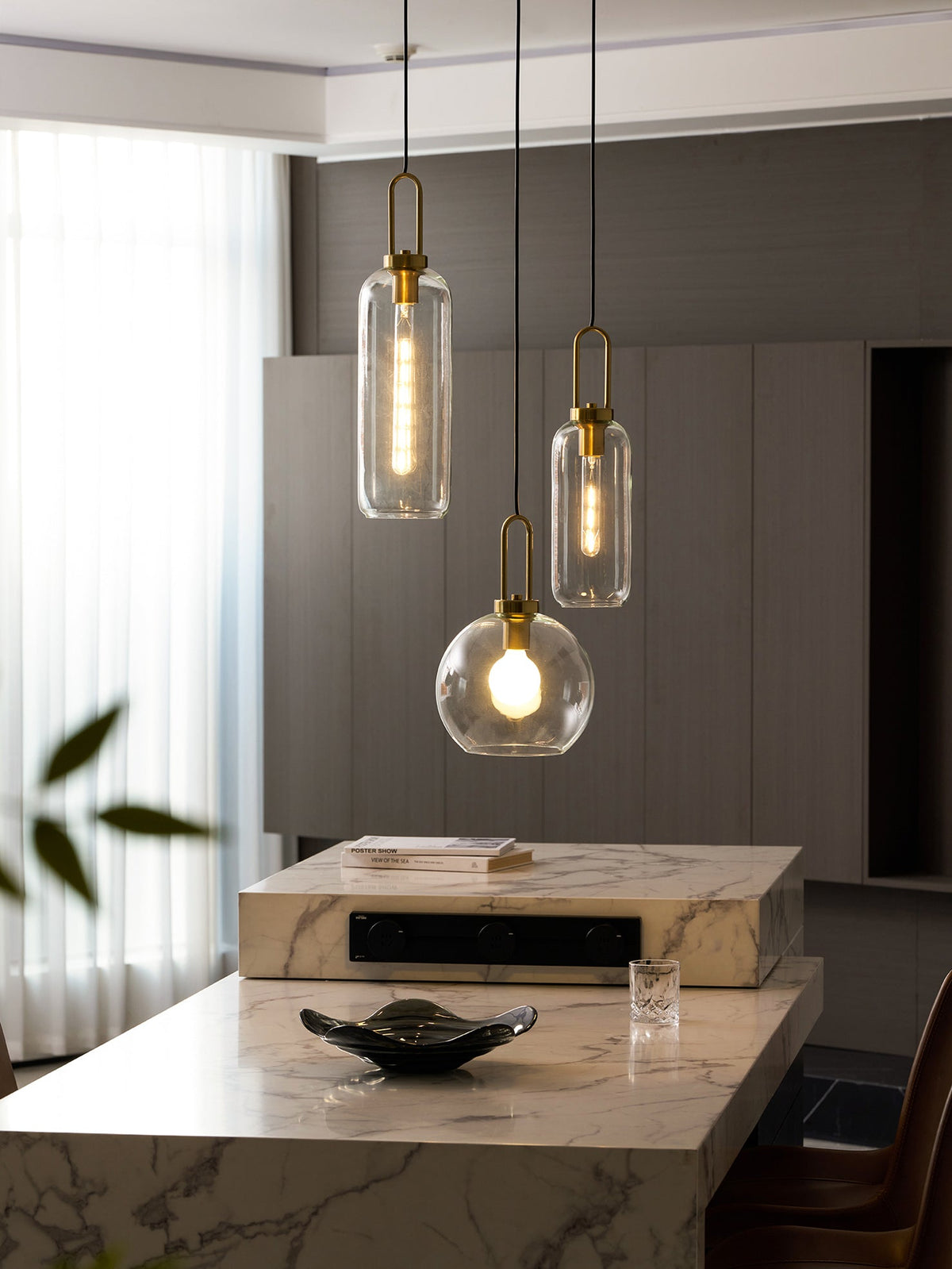 Pendulum Glass Pendant Lamp