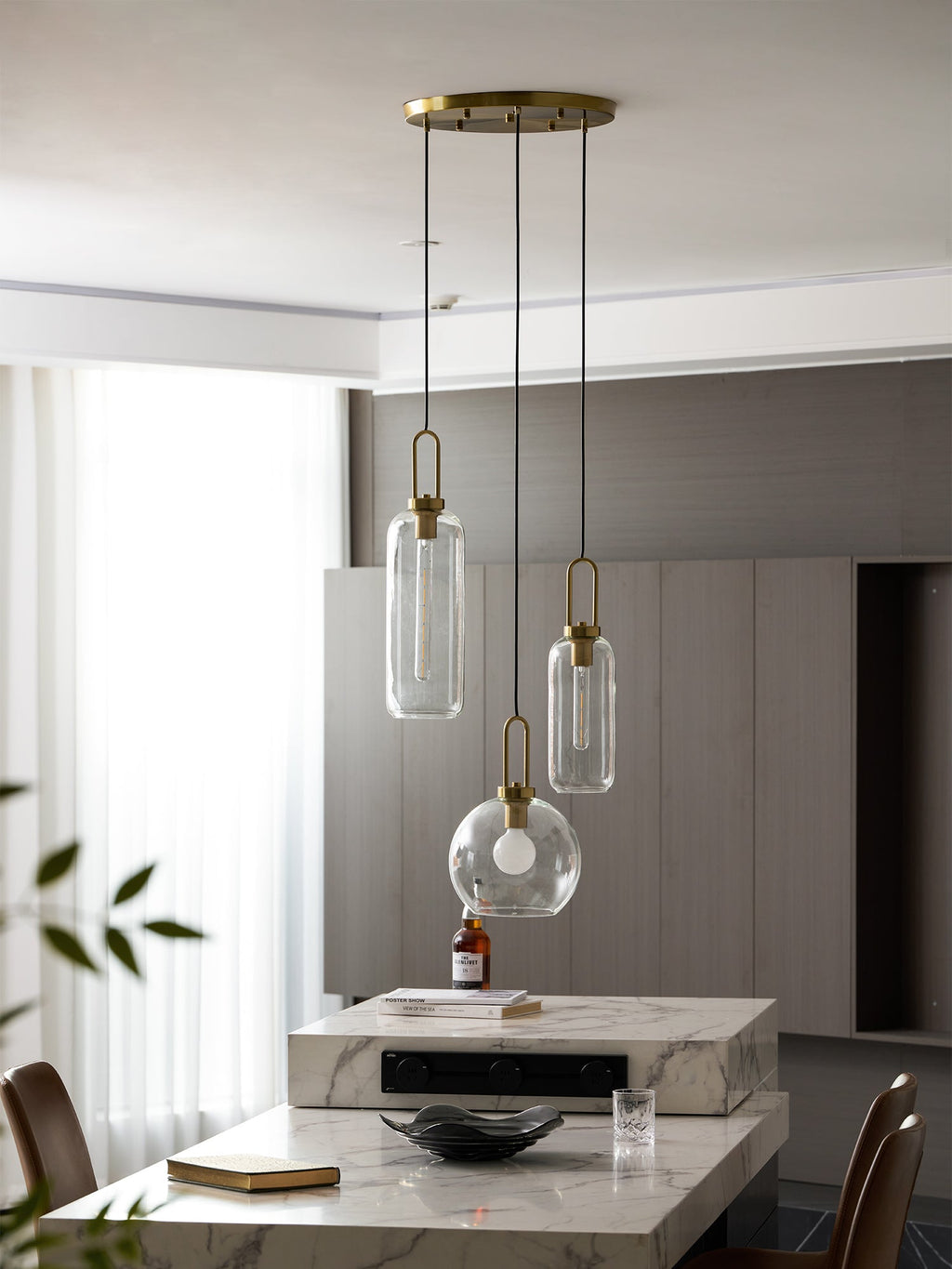 Pendulum Glass Pendant Lamp