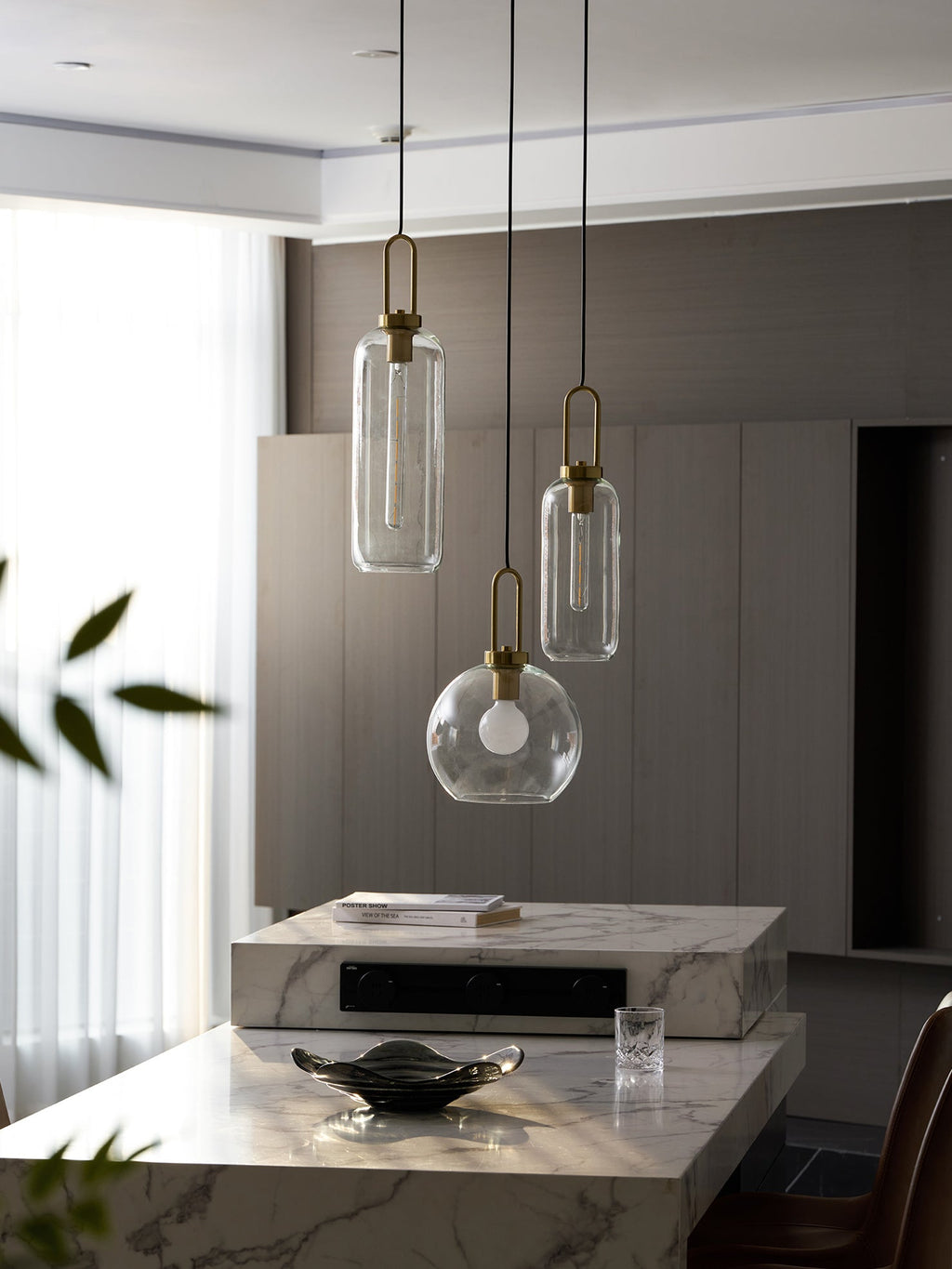 Pendulum Glass Pendant Lamp