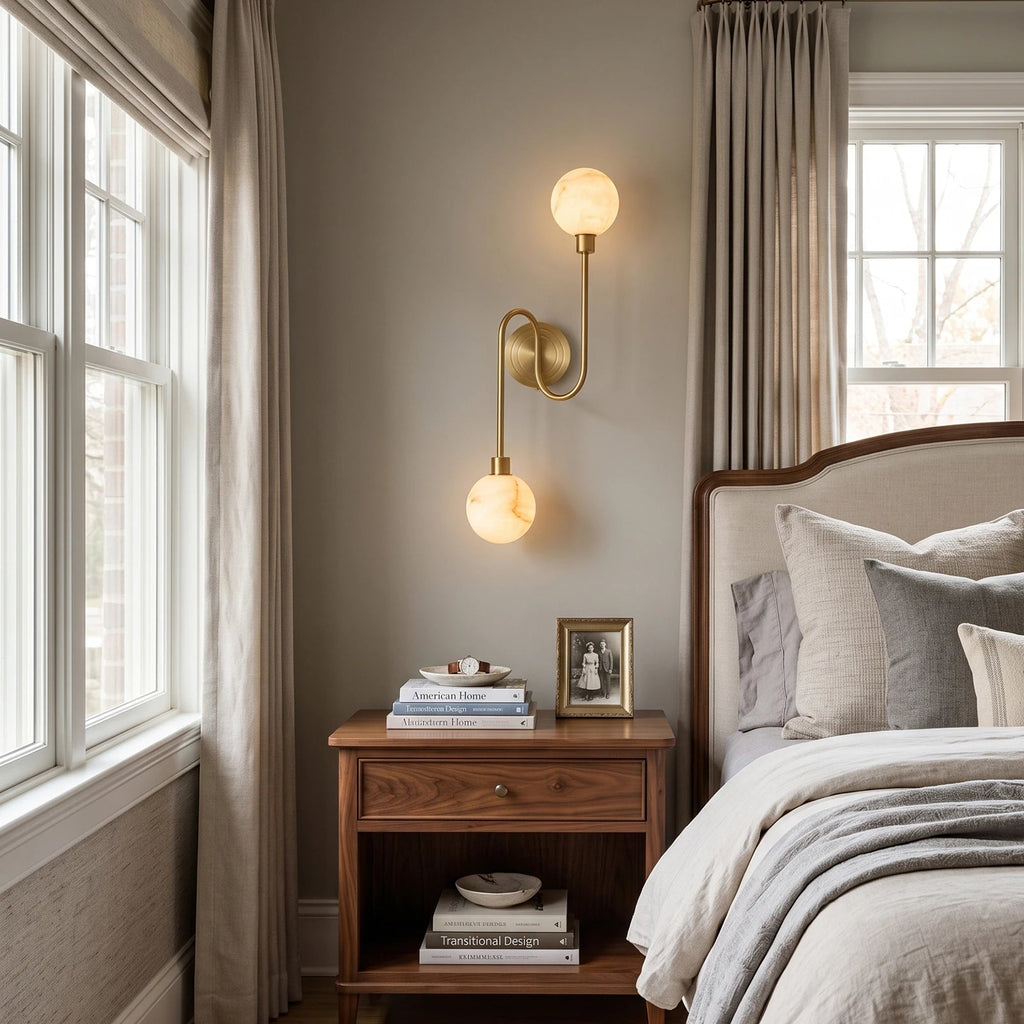 Perigee Alabaster Wall Sconce