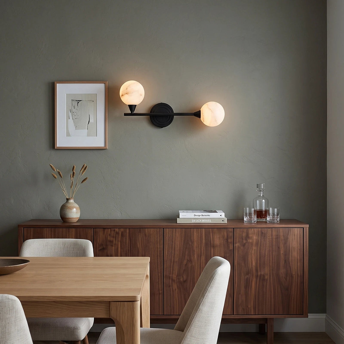 Perigee Alabaster Wall Sconce
