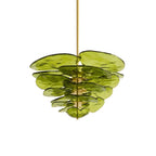 Petals Gold Murano Chandelier