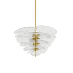 Petals Gold Murano Chandelier