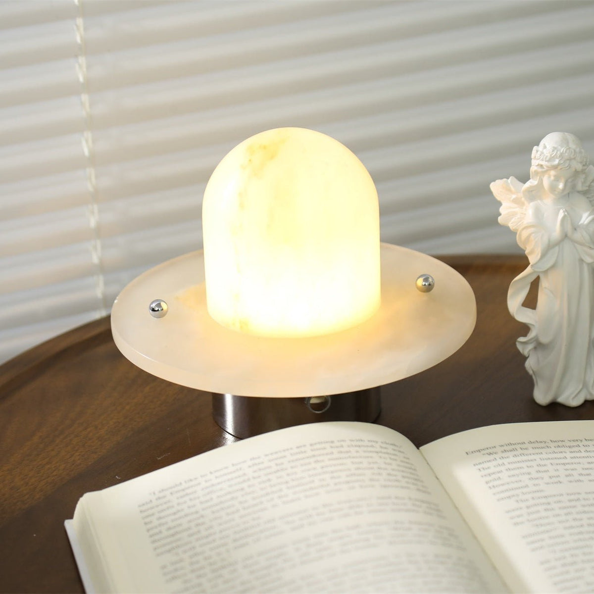 Petrified Alabaster Table Lamp