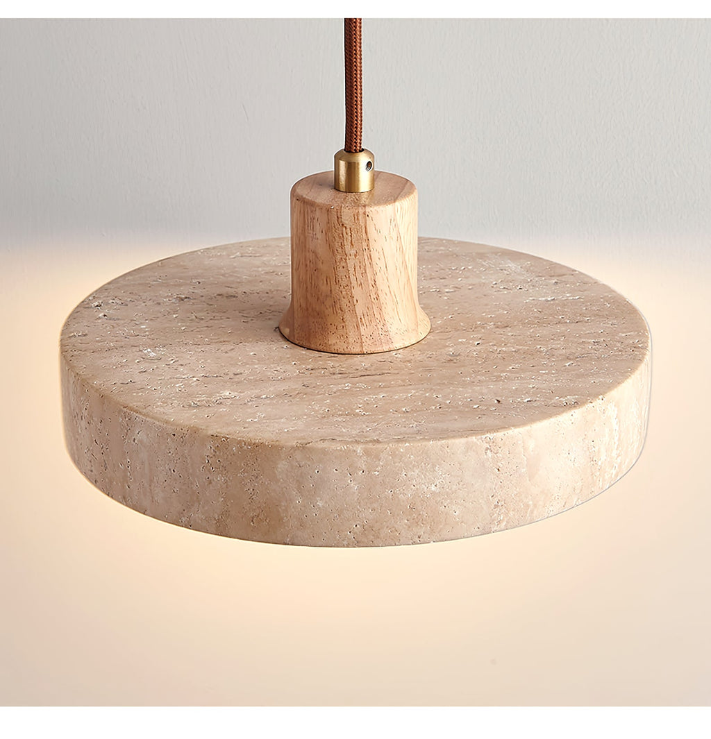 Piedra Travertine Pendant Light