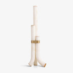 Piped Alabaster Floor Lamp