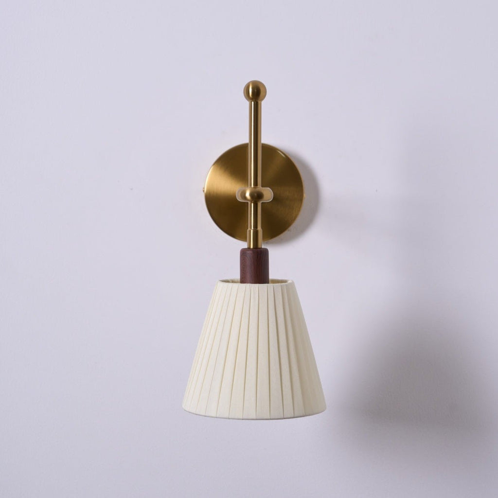 Pleated Fabric Wall Lamp