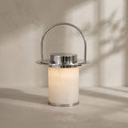 Pod Portable Rechargeable Alabaster Table Lamp