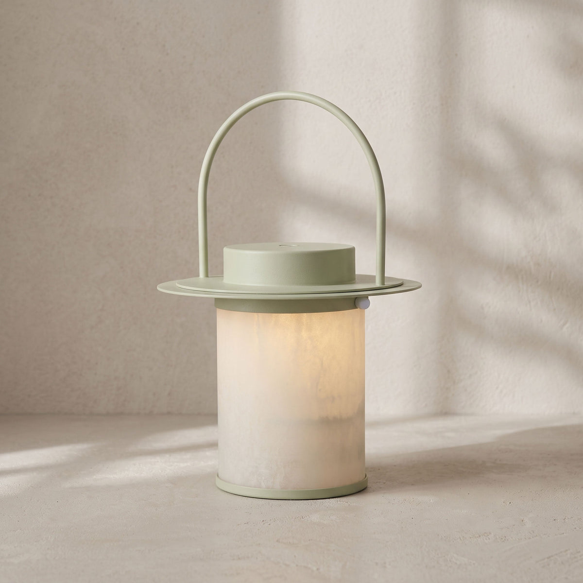 Pod Portable Rechargeable Alabaster Table Lamp
